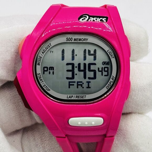 Asics WJ11-4000 Digital Sports Watch Pink NOB main image 7
